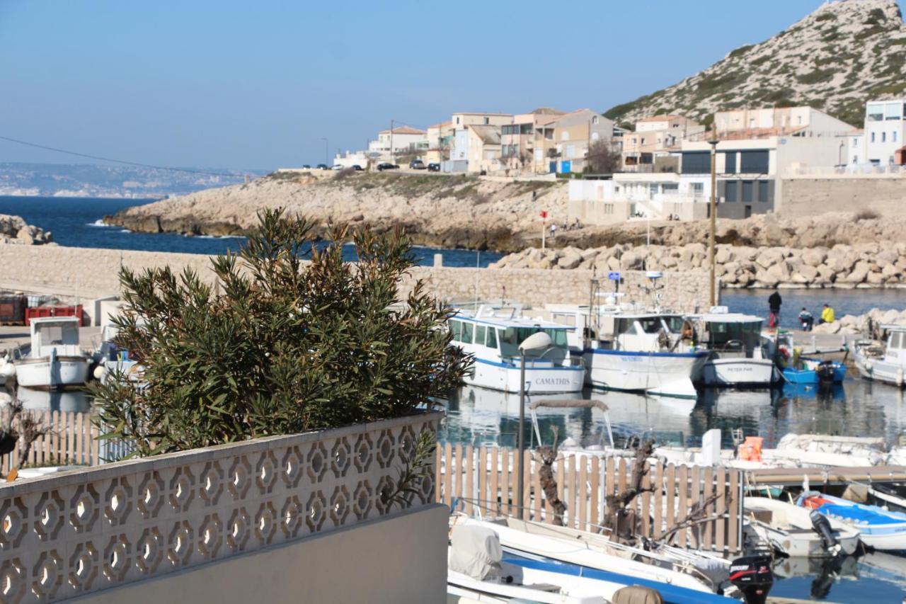 Charmant Cabanon aux Goudes à Marseille avec vue mer Marselha Exterior foto