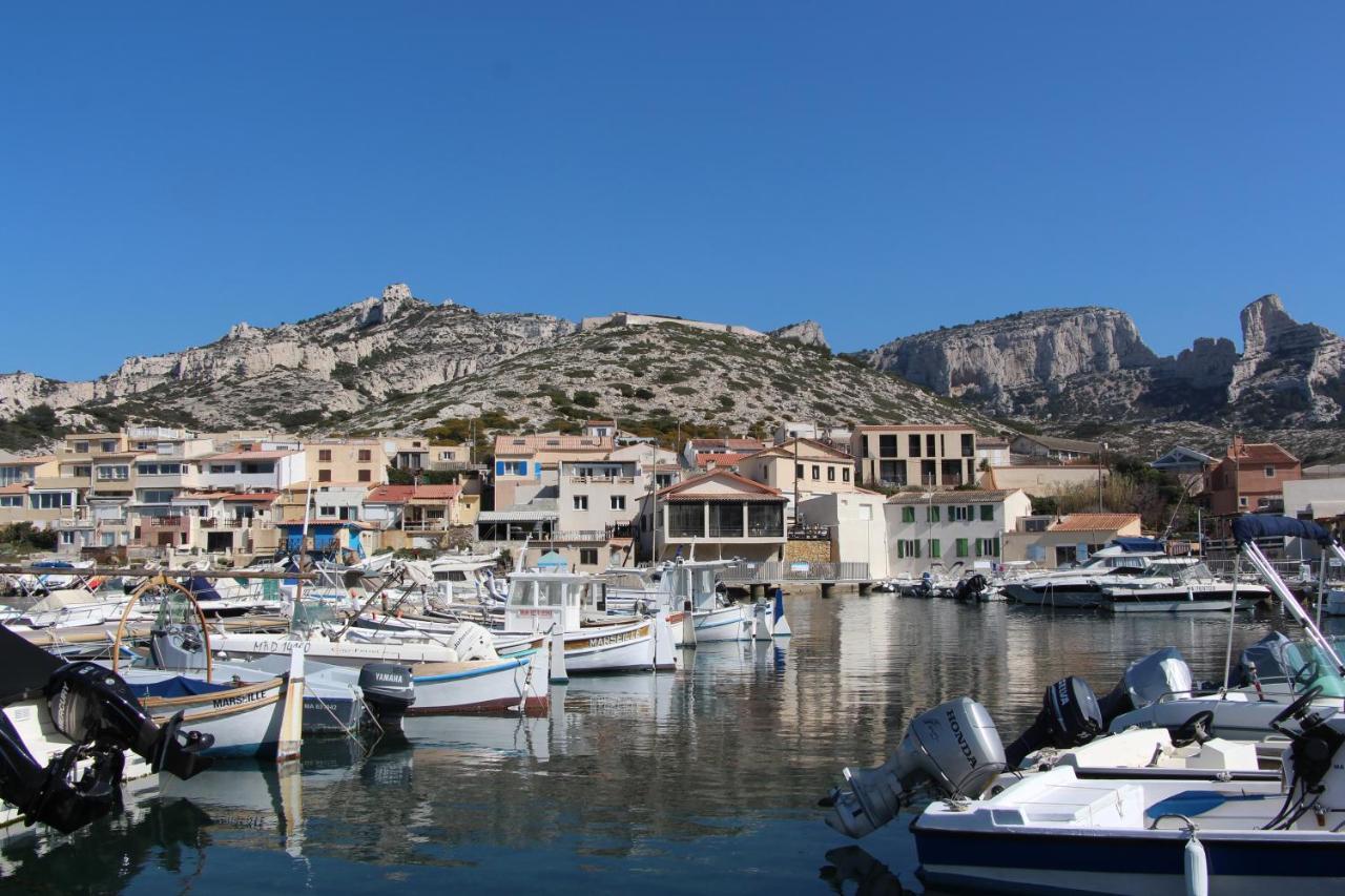 Charmant Cabanon aux Goudes à Marseille avec vue mer Marselha Exterior foto